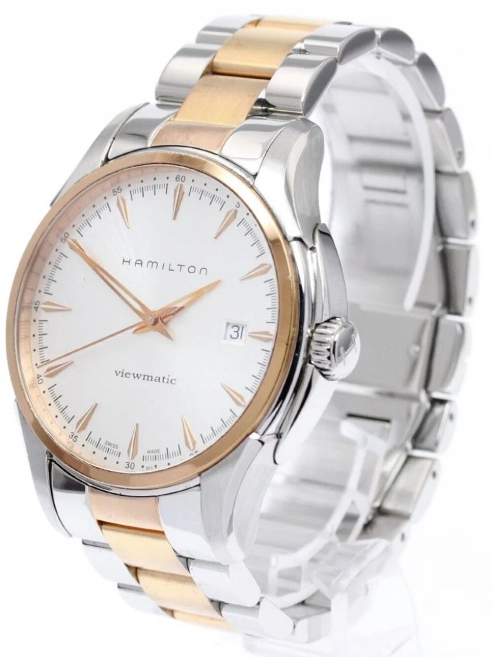 HAMILTON Jazzmaster Viewmatic H325250 Date Silver Dial Automatic Men's_938553